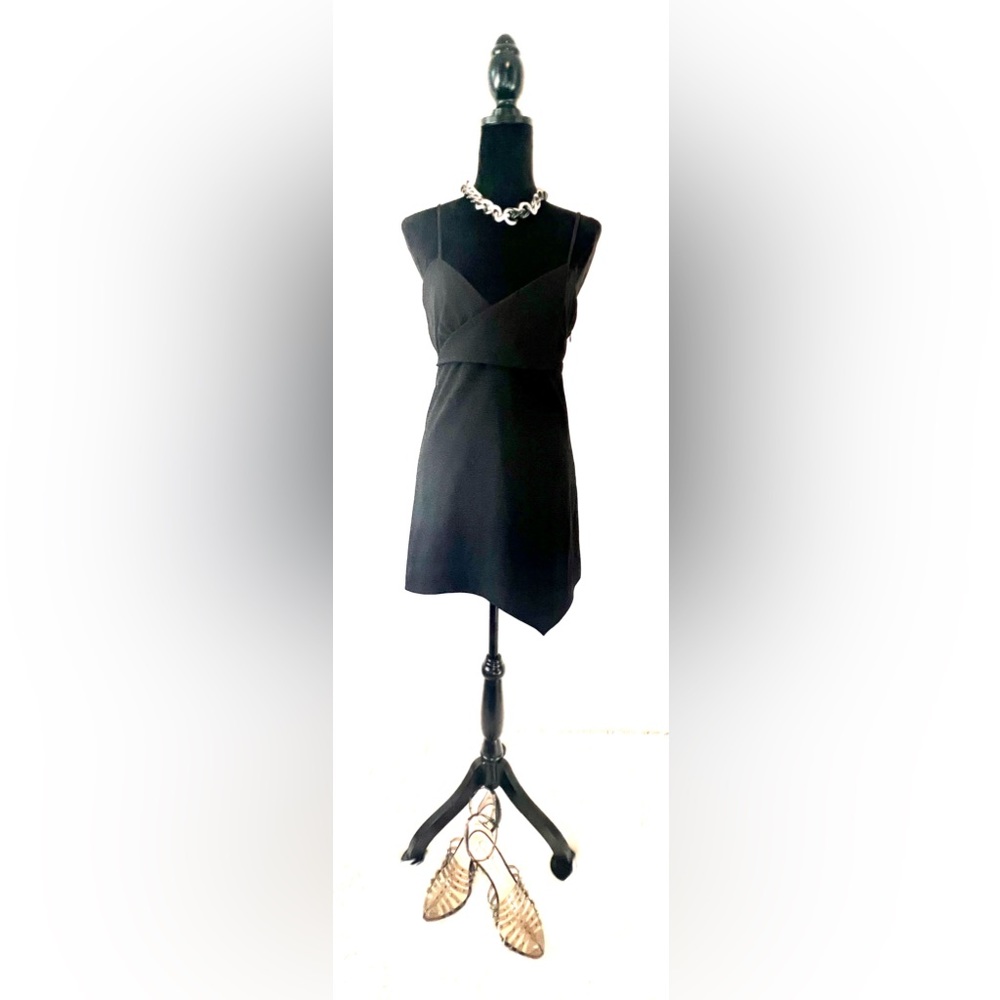 Zara black mini dress
